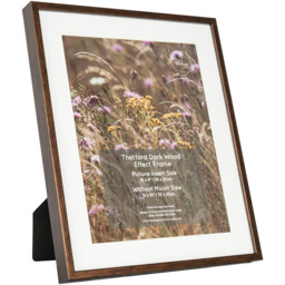 Thetford Brown Dark Wood Effect Photo Frame 6 x 8 inch