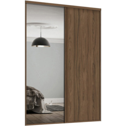 Spacepro Classic 2 Door Walnut Wardrobe Sliding Door 1793mm