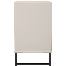 Crowndale Fluted 3 Drawer Kashmir Matt Midi Chest of Drawers Ready Assembled - thumbnail 3