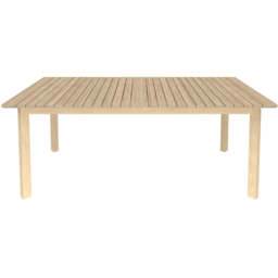 Charles Bentley Acacia Wood 8 Seater 199-240cm Extending Dining Table - thumbnail 4