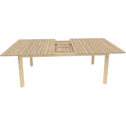 Charles Bentley Acacia Wood 8 Seater 199-240cm Extending Dining Table - thumbnail 2