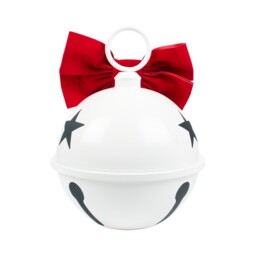 Single Sleigh Bells Ring Velvet Christmas Bow Bell Wall Decoration in Assorted styles - thumbnail 4