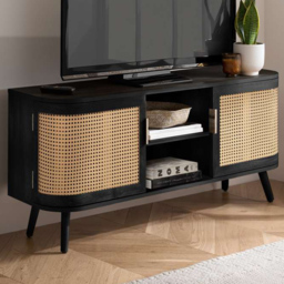 Noah Black Small TV Unit - thumbnail 1