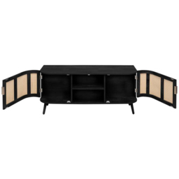 Noah Black Small TV Unit - thumbnail 4