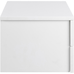 Florence Avignon 2 Drawer White Bedside Table - thumbnail 3