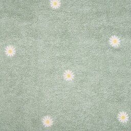 Daisy Sage Embroidered Hand Towel - thumbnail 3