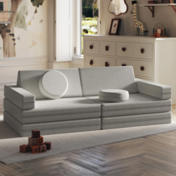 tectake Lilly Kids Grey 8 Piece Flexible Arrangement Play Sofa