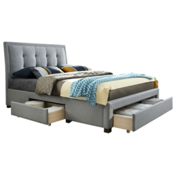 Shelby Grey Double Bed Frame - thumbnail 3