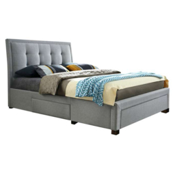Shelby Grey Double Bed Frame - thumbnail 2
