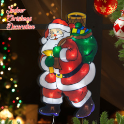 The Christmas Workshop 20 LED Santa Silhouette Window Light Warm White - thumbnail 3
