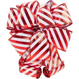 Single Sleigh Bells Ring Bow Christmas Tree Topper 183cm in Assorted styles - thumbnail 3