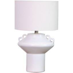 Malachi White Table Lamp - thumbnail 1