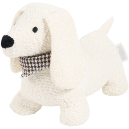 Boucle White Dog Doorstop - thumbnail 3