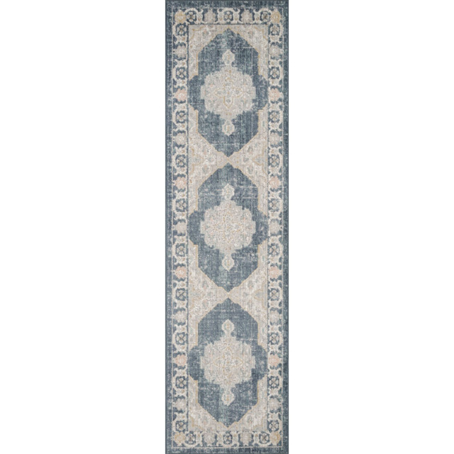 Desire Rugs Maia Orchid Floral Navy Rug 60 x 220cm - image 1
