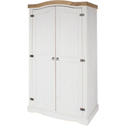 Core Products Corona 2 Door White Wardrobe - thumbnail 4