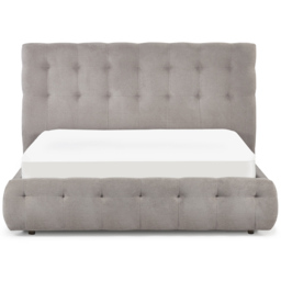 Julian Bowen Odette Double Light Taupe Bed Frame with Tufted Headboard - thumbnail 3