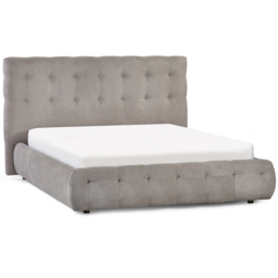 Julian Bowen Odette Double Light Taupe Bed Frame with Tufted Headboard - thumbnail 2