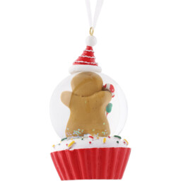 Hanging Gingerbread Snow Globe - thumbnail 3