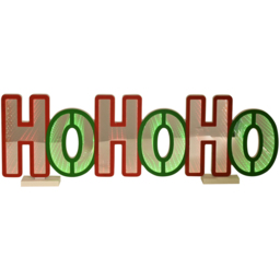 The Seasonal Gift Co. Multicolour LED HOHOHO Infinity Stand Light 32cm