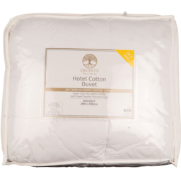 Divante Double White Hotel Cotton Duvet 4.5 Tog