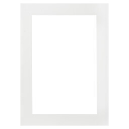 Ivory Rectangle Photo Frame with Mount 23 x 15 inch