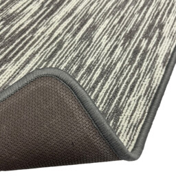 Grey 50 x 80cm Broken Stripe Washable Doormat - thumbnail 4