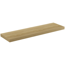 Homebase 90cm 2 Pack Light Oak Effect Floating Shelf - thumbnail 4