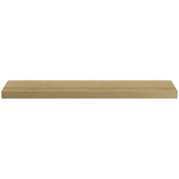 Homebase 90cm 2 Pack Light Oak Effect Floating Shelf - thumbnail 3