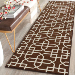 Smart Living Siam Brown and Cream Non-Slip Mat with Gel Backing 80 x 300cm - thumbnail 2