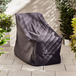 Furniturebox Fiji Grey Rattan Chair with Footstool - thumbnail 2