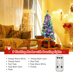 StarBright Pre Lit Illuminated LED Artificial Christmas Tree 5ft - thumbnail 4