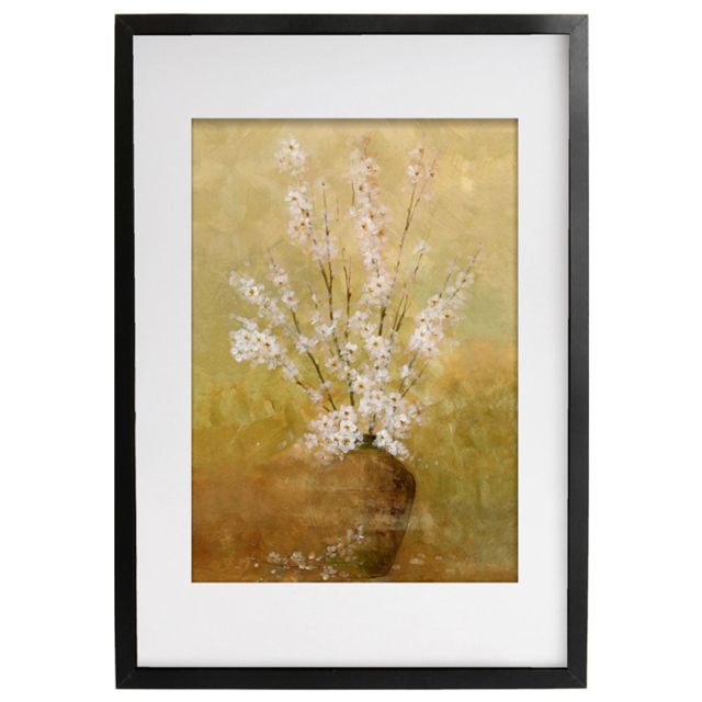 Laura Ashley Blossom in Vase Black Frame Wall Art 70 x 100cm - image 1