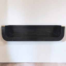 Artisan Furniture Indira Black Solid Wood Floating Console Table
