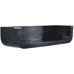 Artisan Furniture Indira Black Solid Wood Floating Console Table - thumbnail 3