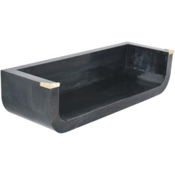 Artisan Furniture Indira Black Solid Wood Floating Console Table - thumbnail 4