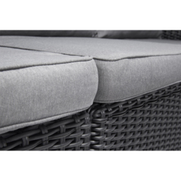 Keter California 4 Seater Double Sofa Graphite Lounge Set - thumbnail 4