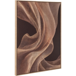 Chocolate Smokey Textured Framed Art - thumbnail 3