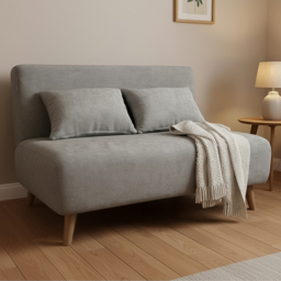 Indoor Living Joshua Grey 2 Seater Sofa Bed