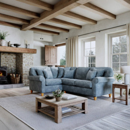 Sinatra Glory Steel 4 Seater Right Hand Corner Sofa - thumbnail 3