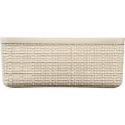 Curver Off White Jute Design Storage Basket 4.5L - thumbnail 4