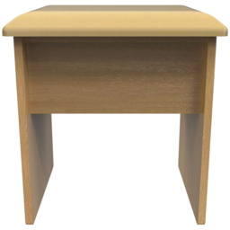 Crowndale Dorset Modern Oak Dressing Table Stool - thumbnail 3
