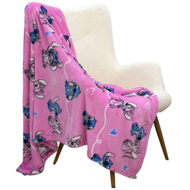 Stitch Chill Throw Pink - image 1