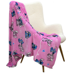 Stitch Chill Throw Pink - thumbnail 1