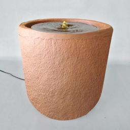 Heissner Zylinder Rust Water Feature - thumbnail 2