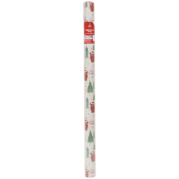 All I Want For Christmas White Highland Cow Gift Wrap 8m x 70cm - thumbnail 2