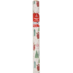 All I Want For Christmas White Highland Cow Gift Wrap 8m x 70cm - thumbnail 3
