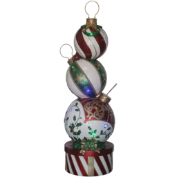 The Christmas Centre Multicolour Bauble Stack LED Decoration 150cm - thumbnail 2