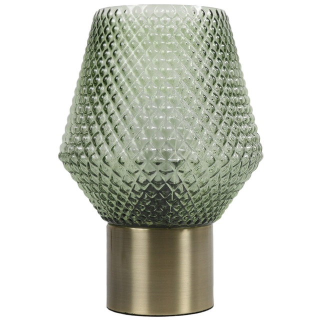 Juniper Green Ornamental Glass Table Lamp - image 1