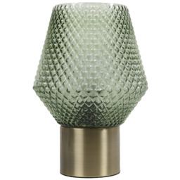 Juniper Green Ornamental Glass Table Lamp