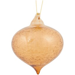 Single Amber Charm Forest Ember Droplet Christmas Decoration Ornament in Assorted styles - thumbnail 3